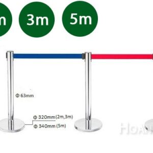 Cột chắn Inox dây căng