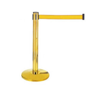 Cột chắn Inox dây căng vàng