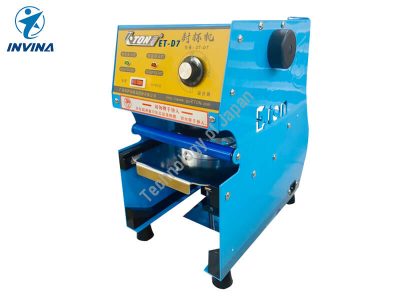 Máy ép dập nắp miệng ly cốc nhựa ETON ET-D7 2 may ep mieng ly eton d7 02