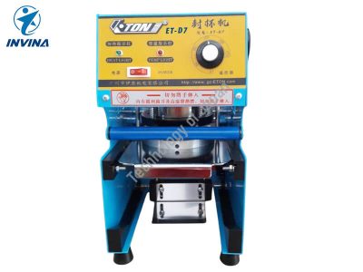 Máy ép dập nắp miệng ly cốc nhựa ETON ET-D7 3 may ep mieng ly eton d7 03